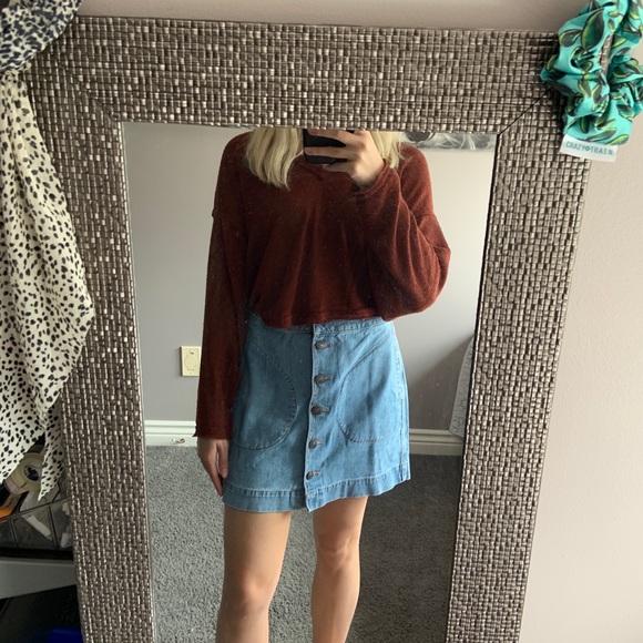 American Eagle Jean Skirt - Picture 1 of 8